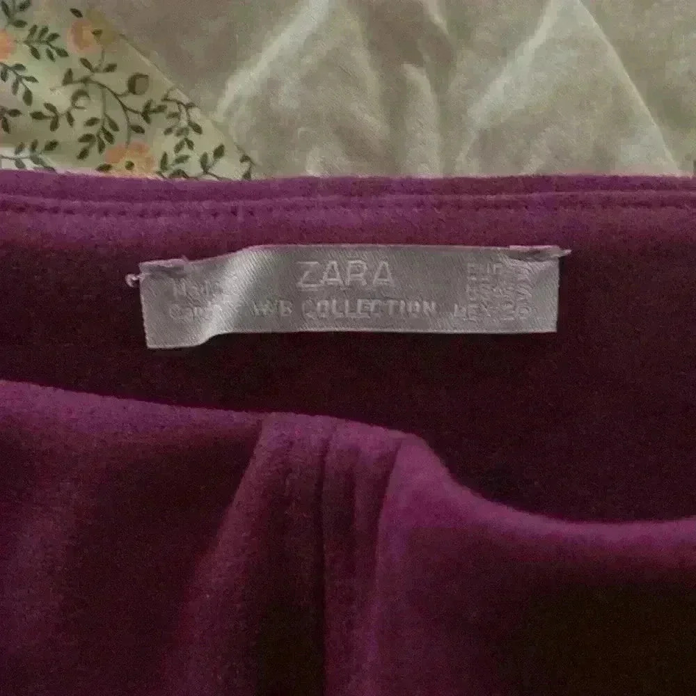 Zara faux suede skirt wb collection a line mini - Picture 3 of 5